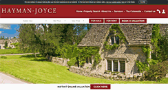 Desktop Screenshot of haymanjoyce.co.uk